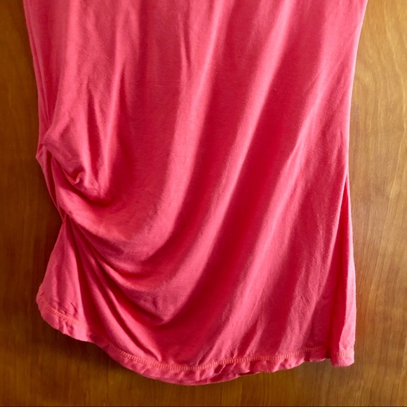 Studio M | Cowl Pleated Neck Ruched Side Top - Picture 7 of 7